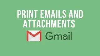 G Suite Training: Printing emails and attachments in Gmail