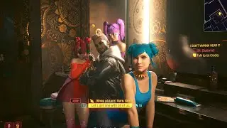 Selfie with Blue moon and Us Cracks Girls - Cyberpunk 2077