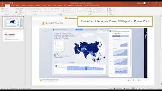 Embed Interactive Power BI Report in Power Point