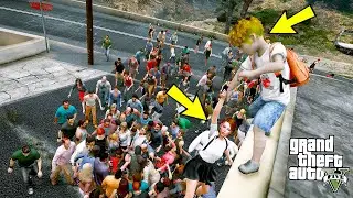 BEKİR ELİF'İN HAYATINI KURTARIYOR VE ARKADAŞ OLUYORLAR! - GTA 5