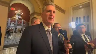 Kevin McCarthy makes comments in hallway before 3rd speakership vote