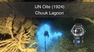 Wreck of Destroyer Oite in Chuuk Lagoon (360 2D 8K) | Insta360 ONE RS 1-Inch 360 | Mantis housing