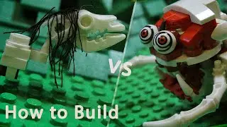 LEGO Long Horse vs Bridge Worm TUTORIAL How to Build TREVOR HENDERSON