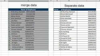 how to separate text in excel with one click in Excel, name, phone, city