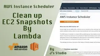 PYTHON & AWS - Clean Up EC2 Snapshots by AWS Lambda