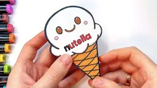 DIY Nutella Surprise Box Paper Craft / How to Make / Easy Paper Craft Ideas
