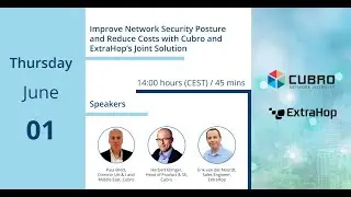 Cubro ExtraHop Webinar