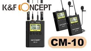 Kit Microfone de Lapela sem fio K&F CONCEPT CM-10 - Microfone sem fio da K&F Concept - Vale a pena?