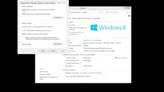 Windows 8 - Remote Desktop and Remote Assistance Settings - Remote Access Setup