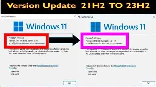 Update Windows 11 21H2 to 23H2 in Laptop & Computer (FAST & EASY)