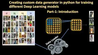 Custom data generator in python for training different Deep Learning models Pt-1