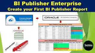 Create Database Reports with BI Publisher Enterprise - BIP Reports - Free Reporting App with OEM 13c