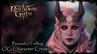 BALDUR'S GATE 3 || Beautiful Tiefling [Original Character #342] - Female Character Creation