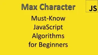 How to Find What Character Appears Most in a String in JavaScript || Frequency Counter Technique