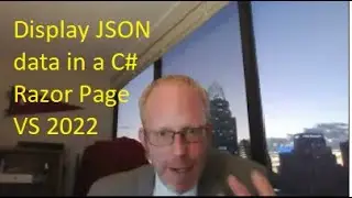 Show data from a RESTful JSON API in a C# Razor Page web page with Visual Studio 2022