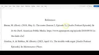 How to Cite a Podcast Episode in APA Style (References Page)