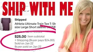 Ship With Me and See What Sold FAST | Reselling | Thrift for Resale on eBay Poshmark #ebay