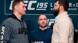 UFC 195: Stipe Miocic vs. Andrei Arlovski Staredown