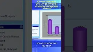 SQL Server Performance Series - Converting Primary Key to Non-Clustered Index  @jbswiki  