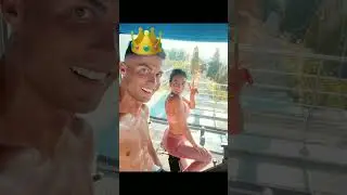 Ronaldo and his girlfriend #18 ✅️ in Gym  🏋‍♂️🤎💜❤ 