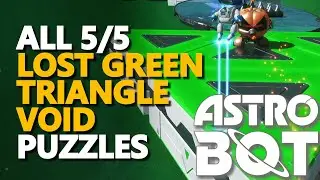 All Lost Green Triangle Void Puzzles Astro Bot