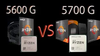 Ryzen 5 5600G vs Ryzen 7 5700G //Full comparison