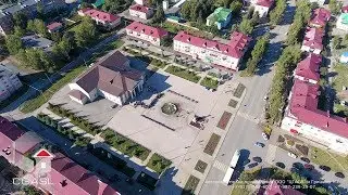 Аэросъемка города Азнакаево (Республика Татарстан)