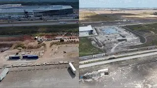 Tesla Gigafactory Texas | 9-20-24 | #BoringCo. tunnel + #GigaTexas east + new bldg. const. @railyard