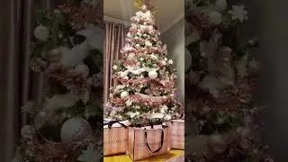DECORACIÓN NAVIDAD 2023/ Ideas de Árboles Decorados Rose gold