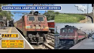 PUNE to BHOPAL : Chandigarh Karnataka Sampark Kranti Express Complete Journey | PART 2