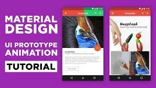 Material Design UI Animation After Effects Tutorial - Prototyping Animation