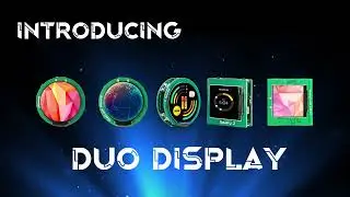 Duo Display - Two interchangeable screens driven by RP2040 and ESP32 S3 WROOM-1 microcontrollers