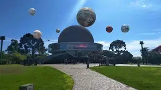 Planetas y colision en el planetario