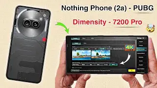 Nothing Phone 2a Pubg Test - Graphics Test -  Dimensity 7200 Pro.!🔥