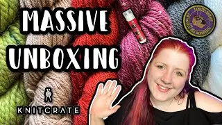 Knitcrate HUGE 6 Month Unboxing | September 2021 to February 2022 | Coupon Code