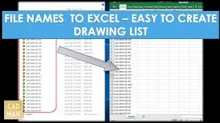 File  Names to Excel from Folder (via DOS)