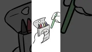 The White Crayon (Animation Meme) #shorts #animationmeme