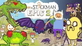 Draw a stickman epic 2 All Boss Fight Gameplay - Finn and Jake