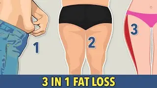 LOSE LOWER BELLY FAT + INNER THIGHS FAT + SADDLEBAGS: 3 IN 1 WORKOUT