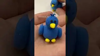 Жмякаем-мусякаем, Лепим птичку twitter 