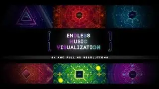 10 Endless Music Visualization-Audio React Tunnel | After Effects Template