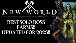 New World Best Solo Boss Farms Tested in 2023! Legendries! Fast Expertise!! Crafting gear!!