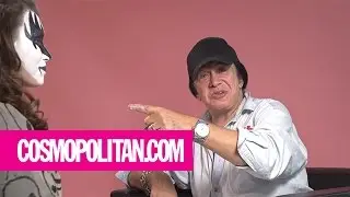 Gene Simmons Gives KISS Makeup Tutorial | Cosmopolitan