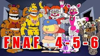 Maratona Mongo e Drongo em FNAF 4 5 6 - Five Nights at Freddy's 4, 5 e 6 com Mongo e Drongo