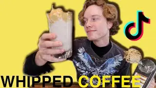 i made tiktok whipped coffee