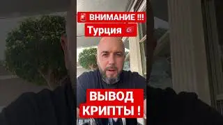 🇹🇷ТУРЦИЯ ! ВНИМАНИЕ ! ВЫВОД КРИПТЫ , КАК НЕ ПОПАСТЬ НА КИДОК?!