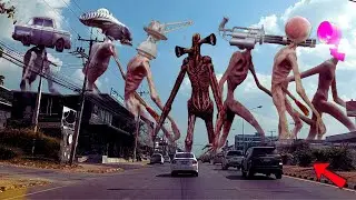 Caught up..Siren Head Indian /Siren Head ALien /Siren Head Gun /Siren Head Car /Siren Head Eye ball