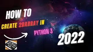 How to create 2d array in python