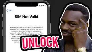 iPhone Sim Not Supported Solution - How to unlock iPhone & Use Sim Card from another Network!