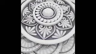 Mandala ART 3D in Blender 